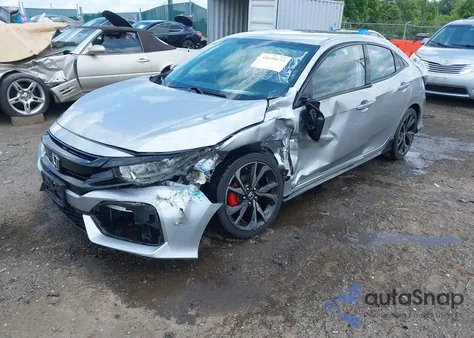 2018 Honda Civic Sport из США, поврежденный, VIN SHHFK7G42JU227004